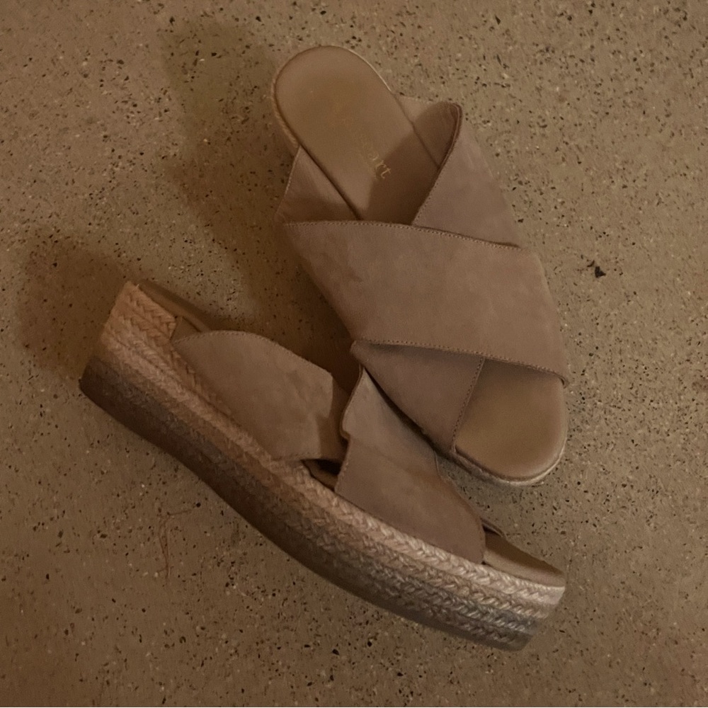 Tan Platform Sandals